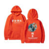 Chinese Character Kanye West Hoodies - Orange