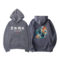 Kanye West Japanese Character Hoodies - Dark Gray