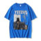 Kanye West Yeezy God Wants You Print T-Shirt - Blue